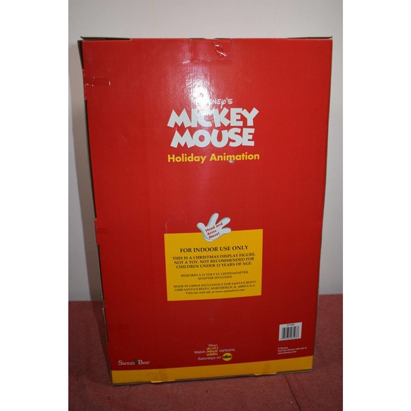 Santa's Best Disney Mickey Mouse Holiday Animation Donald Duck Hockey New In Box - Picture 9 of 13